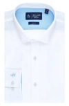 Original Penguin Diamond Dobby Slim Fit Dress Shirt In White