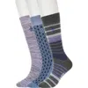 Original Penguin Doleman Stripe Assorted 3-pack Crew Socks In Multi