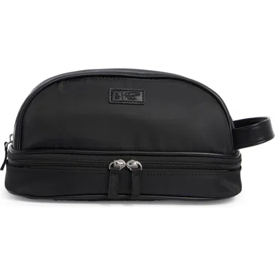 Original Penguin Drop Bottom Zip Top Dopp Kit In Black