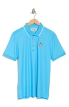Original Penguin Earl Tipped Polo In Blue