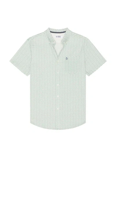Original Penguin Eco Short Sleeve Shirt In Green