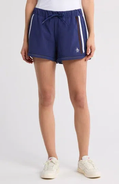 Original Penguin Elastic Waist Shorts In Astral Night