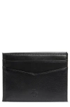 Original Penguin Embossed Logo Card Case In Black