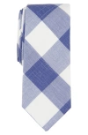 Original Penguin Everett Plaid Tie In Blue