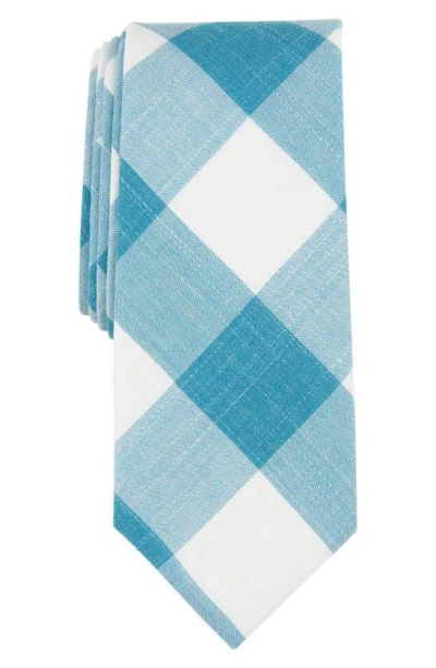Original Penguin Everett Plaid Tie In Blue