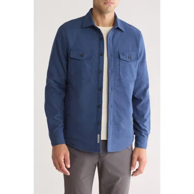 Original Penguin Flannel Shirt In Blue