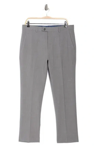 Original Penguin Flat Front Dress Pants In Gray
