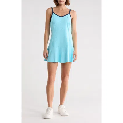 Original Penguin Floral Jacquard Dress In Blue