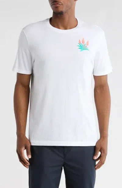 Original Penguin Flower Graphic T-shirt In White