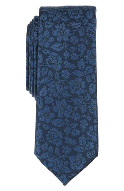 Original Penguin Formal Floral Tie In Blue
