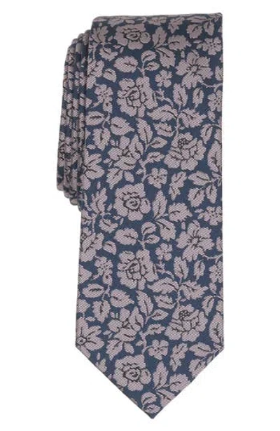 Original Penguin Formal Floral Tie In Blue