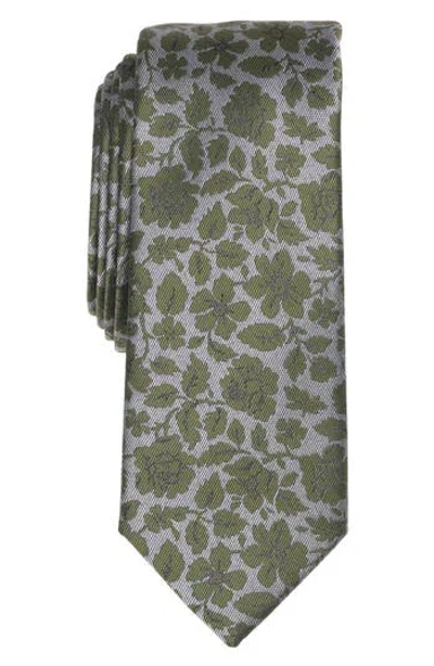 Original Penguin Formal Floral Tie In Green