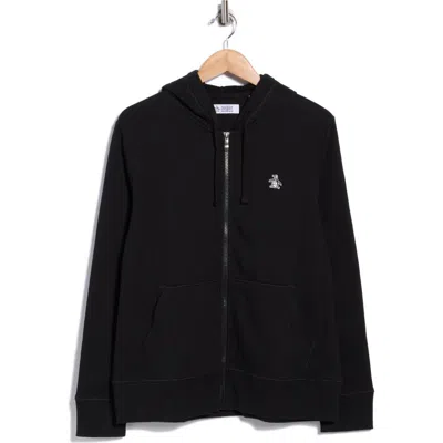 Original Penguin Full-zip Hoodie In Black