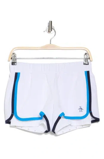 Original Penguin Fun Woven Shorts In Bright White