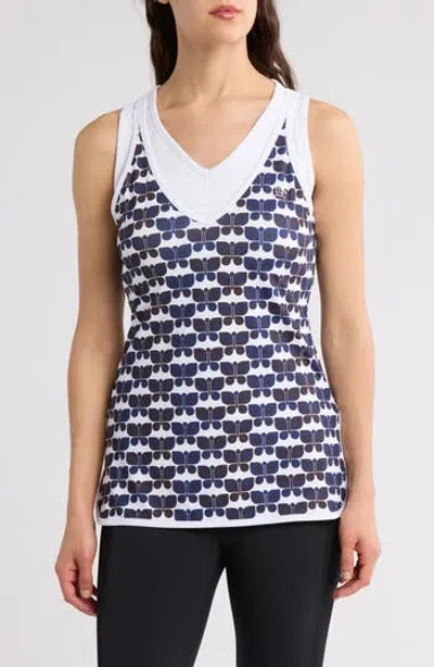 Original Penguin Geo Butterfly Tank In Bright White