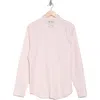Original Penguin Geo Print Long Sleeve Cotton Poplin Button-up Shirt In Dusty Rose
