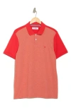 Original Penguin Geometric Jacquard Cotton Jersey Polo