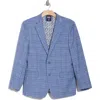 Original Penguin Gingham Sport Coat In Blue