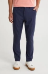 Original Penguin Golf Flat Front Solid Golf Pants In Black Iris