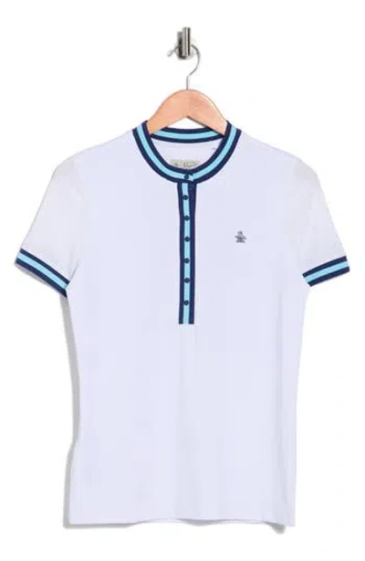 Original Penguin Golf Golf Knit T-shirt In White