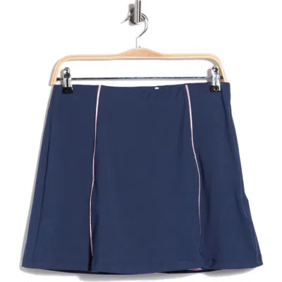 Original Penguin Golf High Waist Colorblock Skirt In Purple
