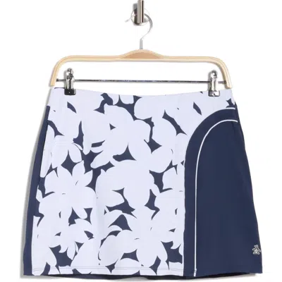 Original Penguin Golf Riviera Floral Block Skort In Purple