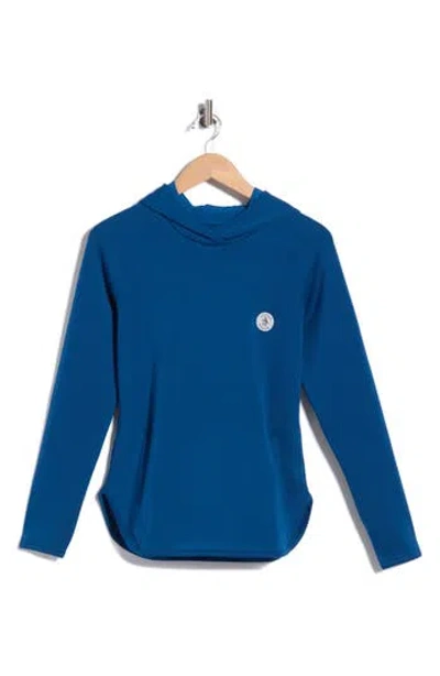 Original Penguin Golf Rounded Hem Hoodie In Purple