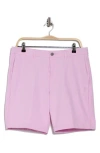 Original Penguin Golf Solid Flat Front Golf Shorts In Piroutte
