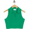 Original Penguin Golf Solid Sleeveless Crop Polo