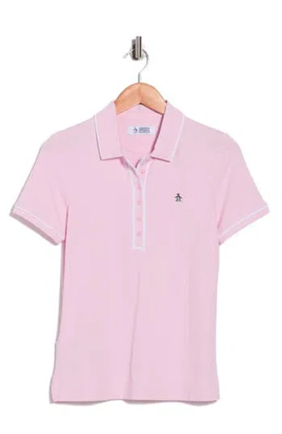 Original Penguin Golf Veronica Performance Polo In Pink
