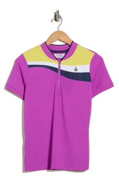 Original Penguin Golf Veronica Performance Polo In Purple