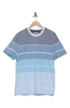 Original Penguin Gradient Cotton Piqué T-shirt In Sargasso Sea