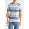 Original Penguin Gradient Stripe Cotton Piqué T-shirt In Multi