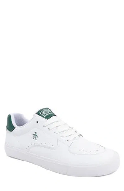 Original Penguin Hadrik Leather Sneaker (men) In White