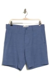 Original Penguin Heather Stripe Chino Shorts In Bering Sea