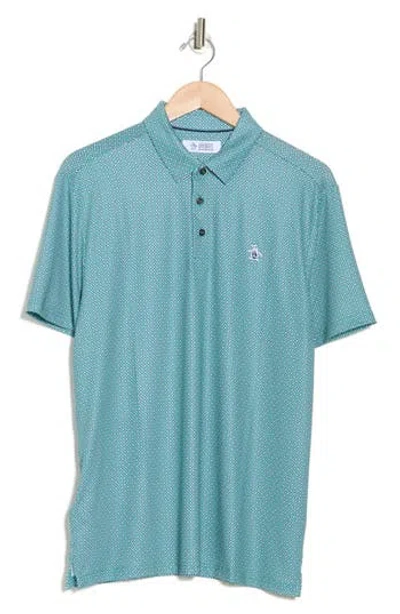 Original Penguin Herit Polo In Galapagos Green