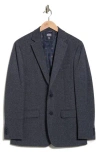Original Penguin Herringbone Two-button Sport Coat In Blue