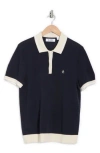Original Penguin Honeycomb Polo Sweater In Black