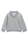 Original Penguin Kids' Fleece Shawl Collar Sweater In Gray