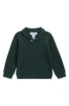 Original Penguin Kids' Fleece Shawl Collar Sweater In Green