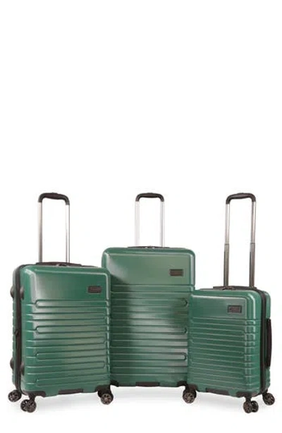 Original Penguin Kith 3-piece Hardside Luggage Set In Forest Green