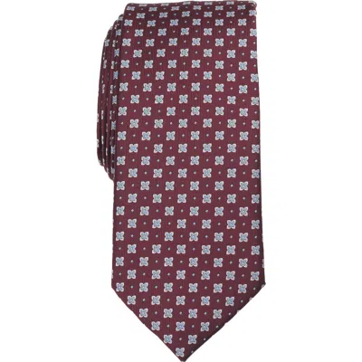 Original Penguin Landon Neat Tie In Burgundy