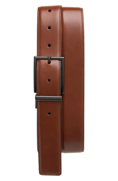 Original Penguin Leather Belt In Brown
