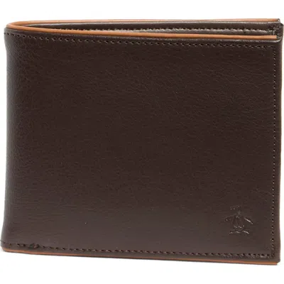 Original Penguin Leather Bifold Wallet