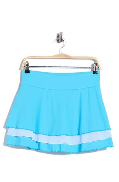 Original Penguin Lettuce Edge Tennis Skort In Blue