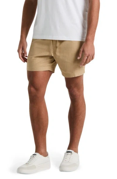 Original Penguin Linen & Cotton Drawstring Shorts