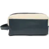 Original Penguin Linen & Faux Leather Dopp Kit