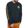 ORIGINAL PENGUIN ORIGINAL PENGUIN LOGO EMBROIDERED FLEECE CREWNECK SWEATSHIRT