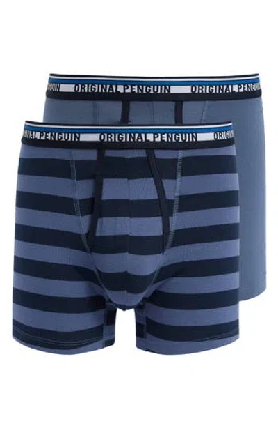 Original Penguin Logo Waist Boxer Brief In Vindig/vindigs