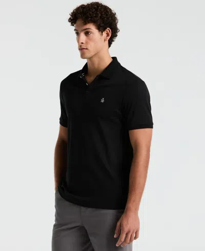 Original Penguin Men's Daddy Short Sleeve Polo Shirt In Black